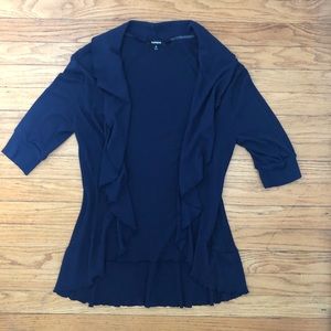 EUC Express Ruffle Cardigan